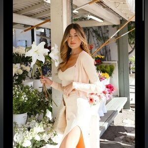 L Space Sundown Cardigan Rose Quartz NWT Size M